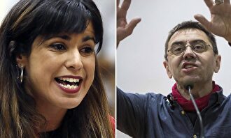 Teresa Rodríguez y Juan Carlos Monedero. | LD