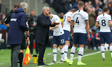 Enorme debut de Mourinho: el Tottenham gana al West Ham a domicilio (2-3)