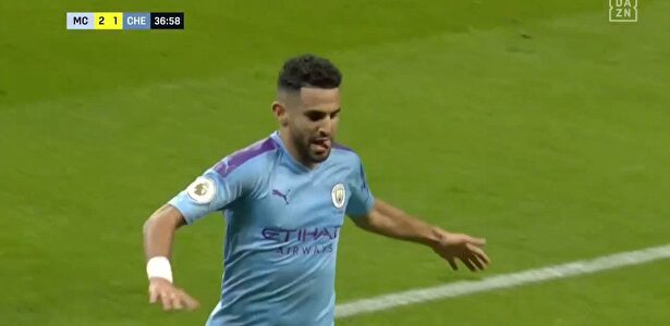 El golazo de Mahrez que le da al City el triunfo ante el Chelsea