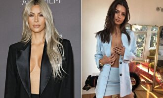 Kim Kardashian hace caja con el truco de las famosas para lucir escote imposible