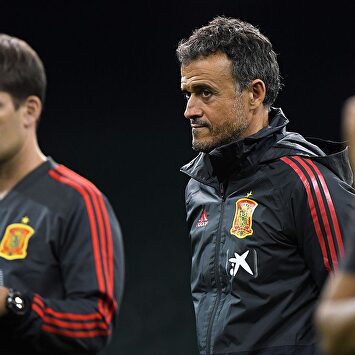 Robert Moreno y Luis Enrique | EFE