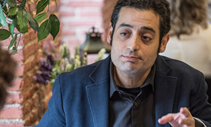 Valdeón, en un momento de la entrevista. | C.Jordá