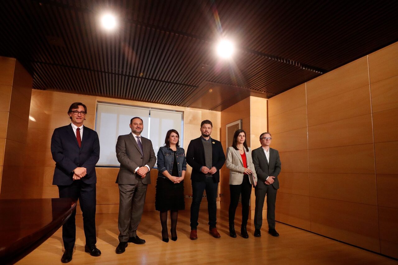 Reunión entre el PSOE y ERC. | EFE