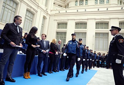 Nueva promoción de la Policía Municipal de Madrid. | Europa Press