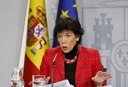 Isabel Celaá, en la rueda de prensa tras el Consejo de Ministros. | EFE