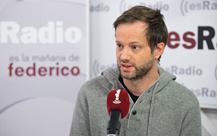 El escritor Axel Kaiser, en esRadio. |  David Alonso Rincón