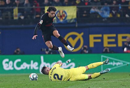 Joao Felix ante el Villareal. | Twitter-AtléticodeMadrid