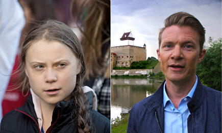 Greta Thunberg y Johan Norberg | Efe/Cordon Press