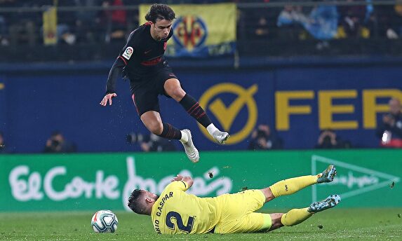 Joao Felix ante el Villareal. | Twitter-AtléticodeMadrid