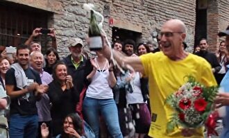 Homenaje al etarra José Ramón López de Abetxuko, tras salir de la cárcel | Imagen de vídeo