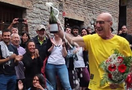 Homenaje al etarra José Ramón López de Abetxuko, tras salir de la cárcel | Imagen de vídeo
