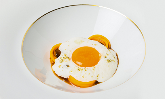 Una de las creaciones del chef Jesús Sánchez. | Cenador de Amós