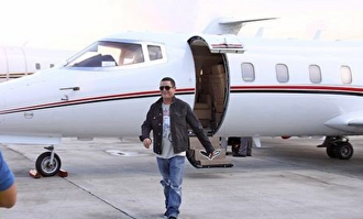 Alejandro Sanz y su avión privado | Twitter