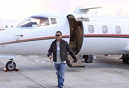 Alejandro Sanz y su avión privado | Twitter