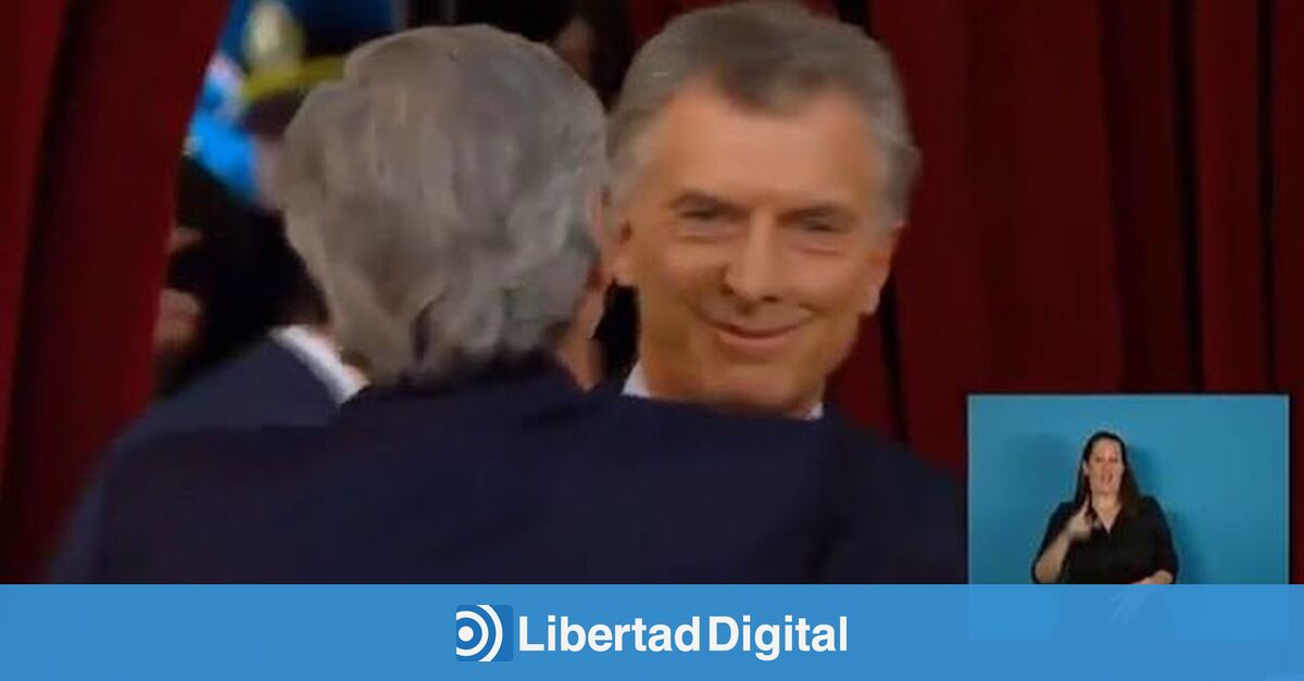 El saludo de Mauricio Macri a Cristina Fernández de Kirchner Libertad