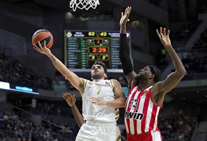 Facu Campazzo, en acción ante Olympiacos. | EFE