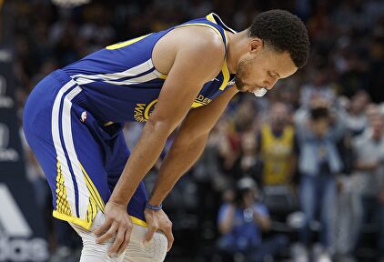 Stephen Curry, apesadumbrado. | Cordon Press
