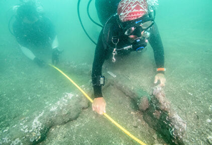 Anclas halladas en el lugar donde Hernán Cortés hundió sus barcos | Instituto Nacional de Antropología e Historia