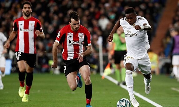 Vinicius Júnior, en el partido ante el Athletic de Bilbao. | EFE