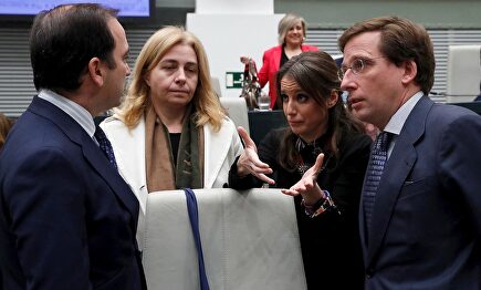 Borja Carabante, Inma Sanz, Andrea Levy y José Luis Martínez Almeida | EFE