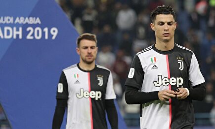 Cristiano Ronaldo, cabizbajo tras perder la Supercopa de Italia con la Juventus en Arabia Saudí. | EFE