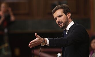 Pablo Casado en la investidura de Pedro Sánchez |  Eduardo Parra (Europa Press)