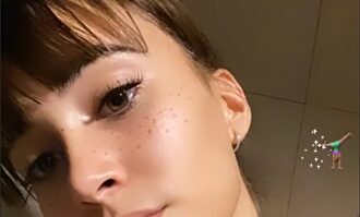 Aitana con el filtro 'pecas' | Instagram