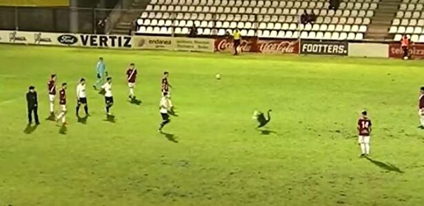 Surrealista imagen la que se vio en el S Gal | Captura