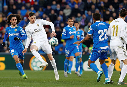 El Madrid supo sufrir ante un intenso Getafe | EFE