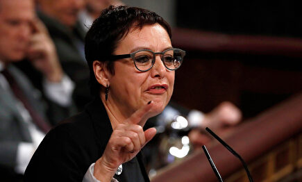 Montse Bassa, durante su intervención. | EFE