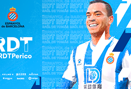 Así presentó el Espanyol a Raúl de Tomás. | Twitter