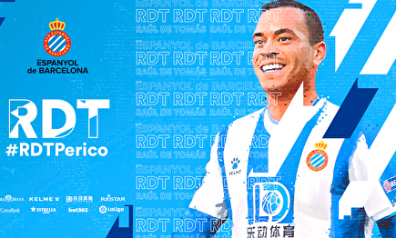 Así presentó el Espanyol a Raúl de Tomás. | Twitter