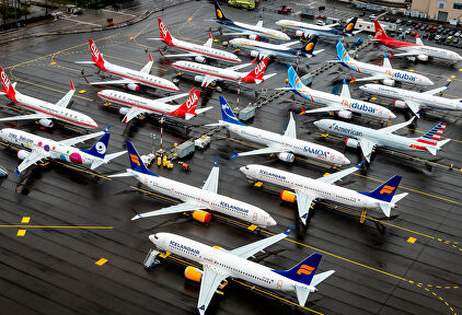 Aviones Boeing 737 MAX varados en Seattle. | Europa Press