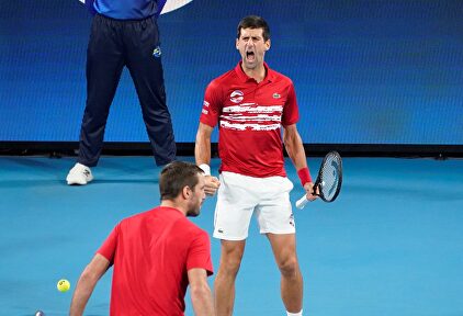 Djokovic y Troicki, ganadores del dobles. | EFE