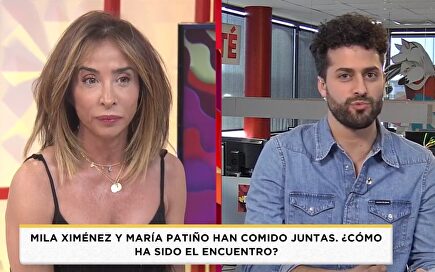 La presentadora dejó descolocado a su compañero | Mediaset