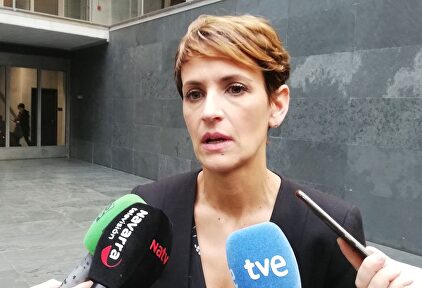 María Chivite, presidenta de Navarra. | Europa Press