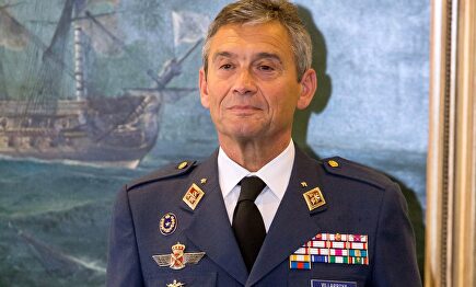 El teniente general Villarroya. | Ministerio de Defensa