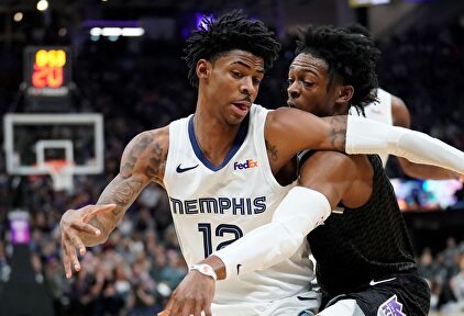 Ja Morant (i) es el mejor novato de la temporada en la NBA. | EFE