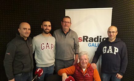 Vicente Vieitez, Alexis Vieitez, Julio Gónzalez, Ignacio Balboa y Juan Campos | esRadio Galicia