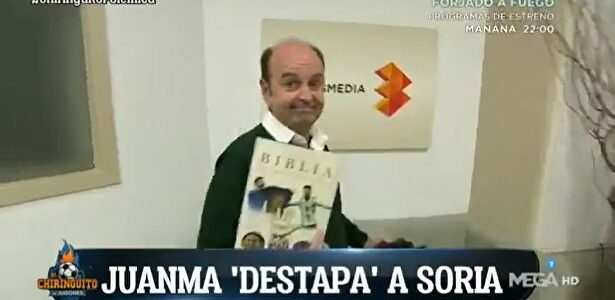 Juanma Rodríguez retrata a Cristóbal Soria en El Chiringuito por el Real Madrid-Sevilla