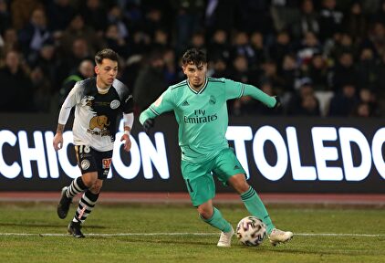 Brahim y Álvaro Romero, dos de los grandes protagonistas del Unionistas- Real Madrid | EFE