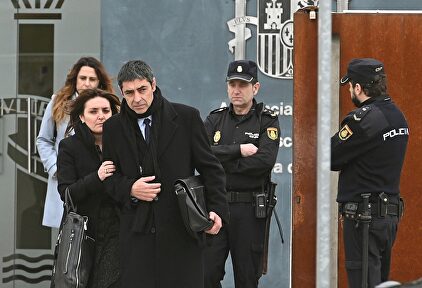 Josep Luis Trapero saliendo de la Audiencia Nacional el pasado lunes. | EFE