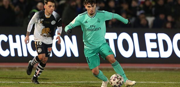 Brahim y Álvaro Romero, dos de los grandes protagonistas del Unionistas- Real Madrid | EFE