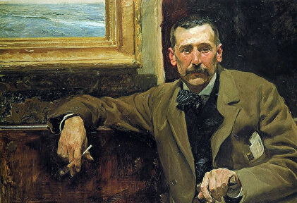 Retrato de Benito Pérez Galdós pintado por Sorolla | Wikipedia