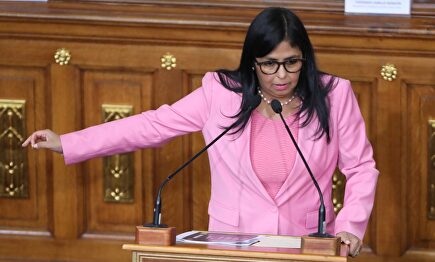 Las barbaridades de Delcy Rodríguez, vicepresidenta de Maduro que se ha reunido con Ábalos
