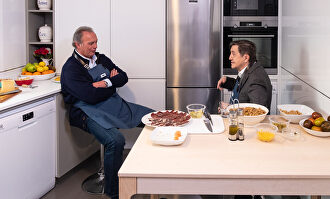 Federico, durante la entrevista con Bertín | Mediaset