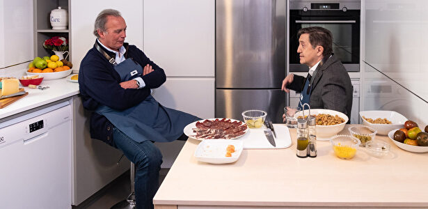 Federico, durante la entrevista con Bertín | Mediaset