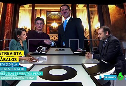 Un momento de la entrevista, | LaSexta