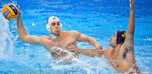 Lance de la final entre Hungría y España. | EFE