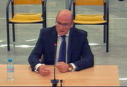 Pérez de los Cobos, durante su declaración. | EFE
